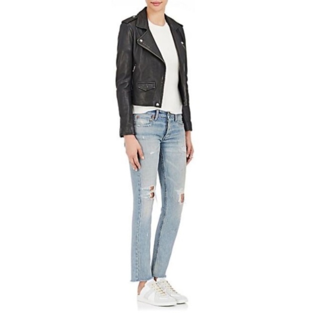 NWT Re/Done Distressed Low Rise Skinny Jeans